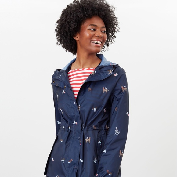 Joules Jackets & Coats Nwt Joules Golightly Packable Raincoat In